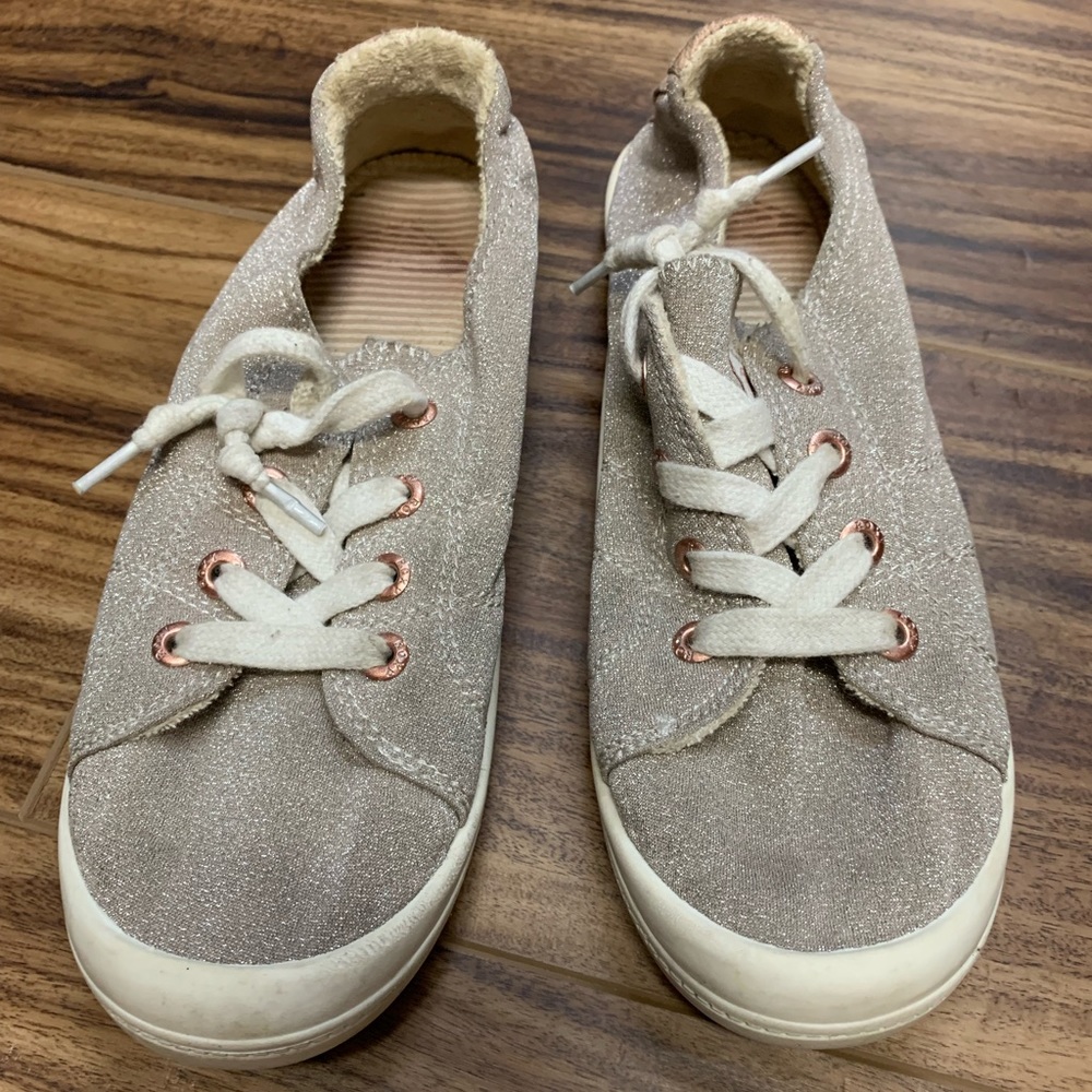 - Roxy sparkle sneakers girls, size 5